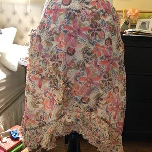 BNWT free people floral skirt